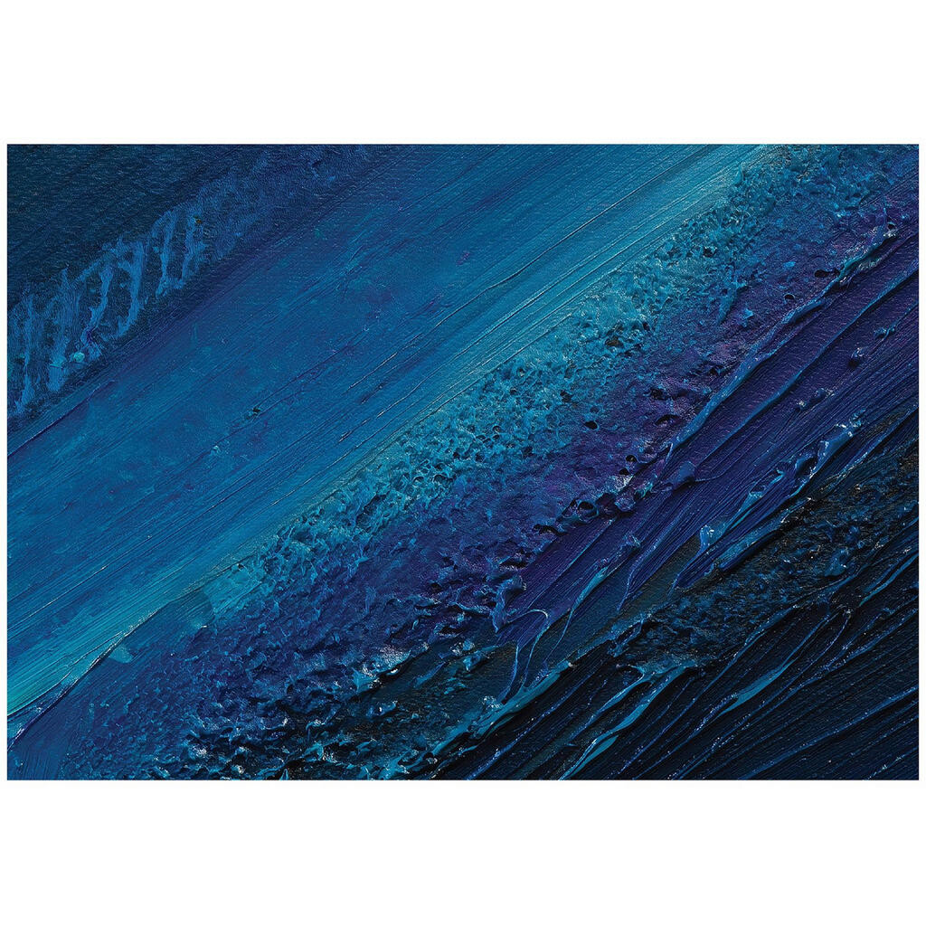 Wallarena ABSTRAKTNÍ texturovaná fototapeta modrá 300x210 cm