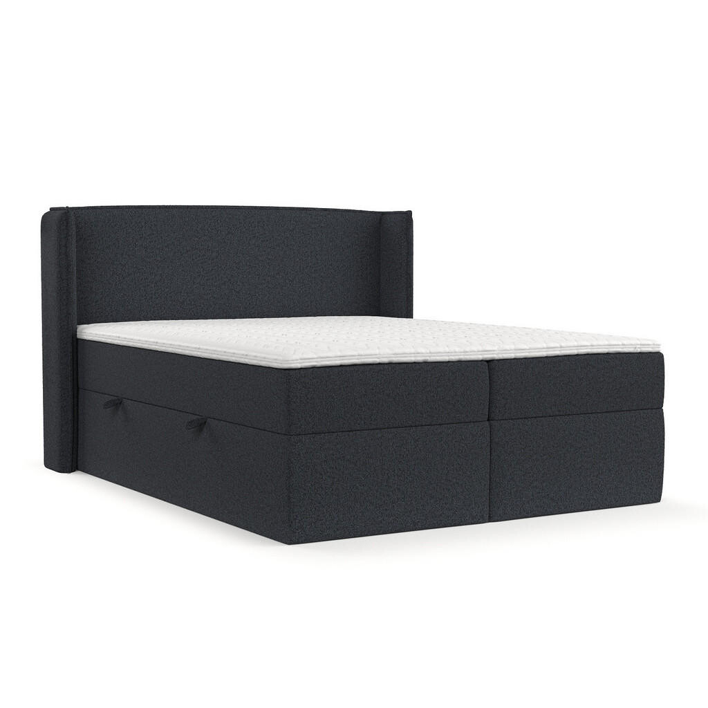 AltaBeds POSTEL BOXSPRING VIVA 200/200 Antracitová
