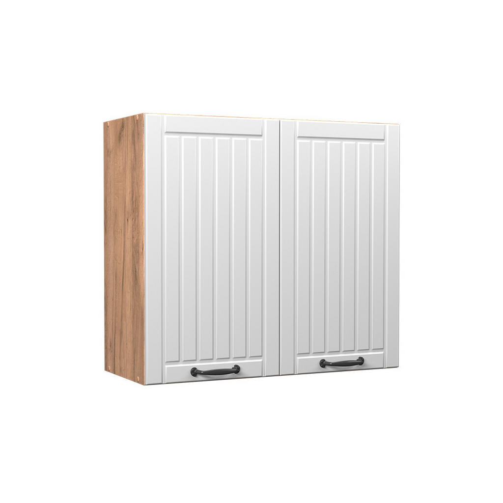 Vicco VĚŠÁK NA STĚNU Fame-Line, Bílý venkovský dům/Zlatý mocný dub, 80 cm