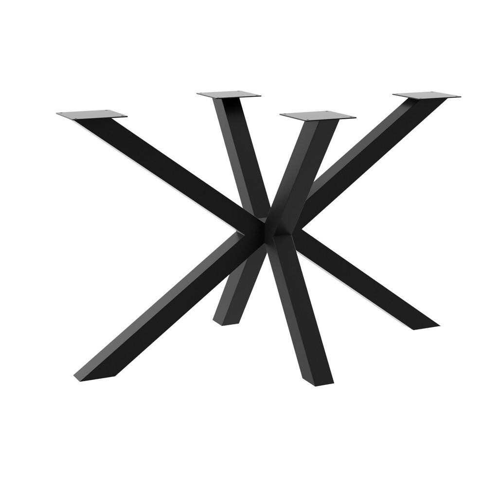 Metalo Pro KOVOVÉ NOHY KE STOLU Acamar černá 70/70/72 cm