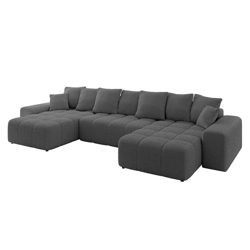 ALTDECOR OBÝVACÍ SADA ENIL-U 401x189x68 šedá buklé