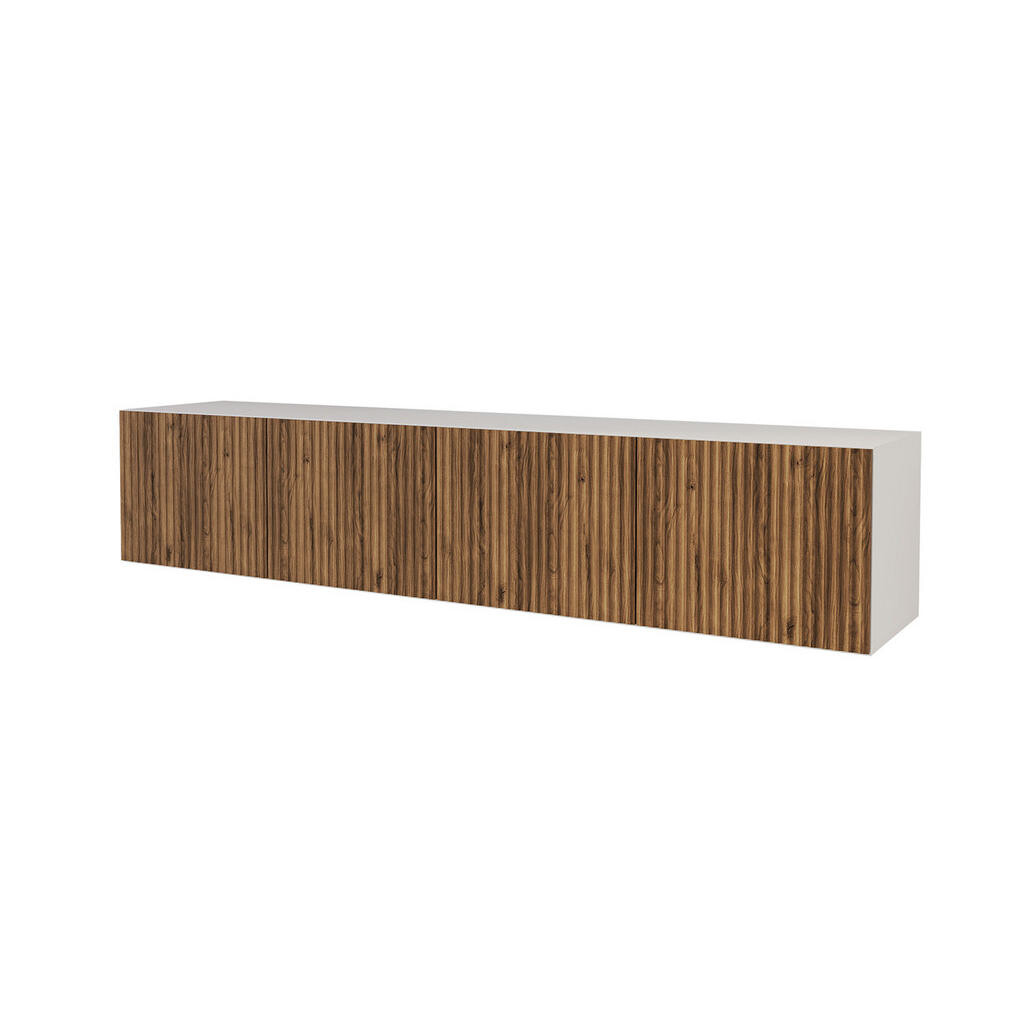 ALTDECOR NÍZKÁ komoda NOA-2-W 2x100x40x40 cm – bílá / Katania
