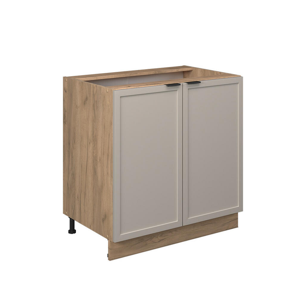 Vicco SPODNÍ SKŘÍŇKA KUCHYŇSKÉ LINKY Fame-Line GreyBeige 80 cm s policí, bez pracovní desky