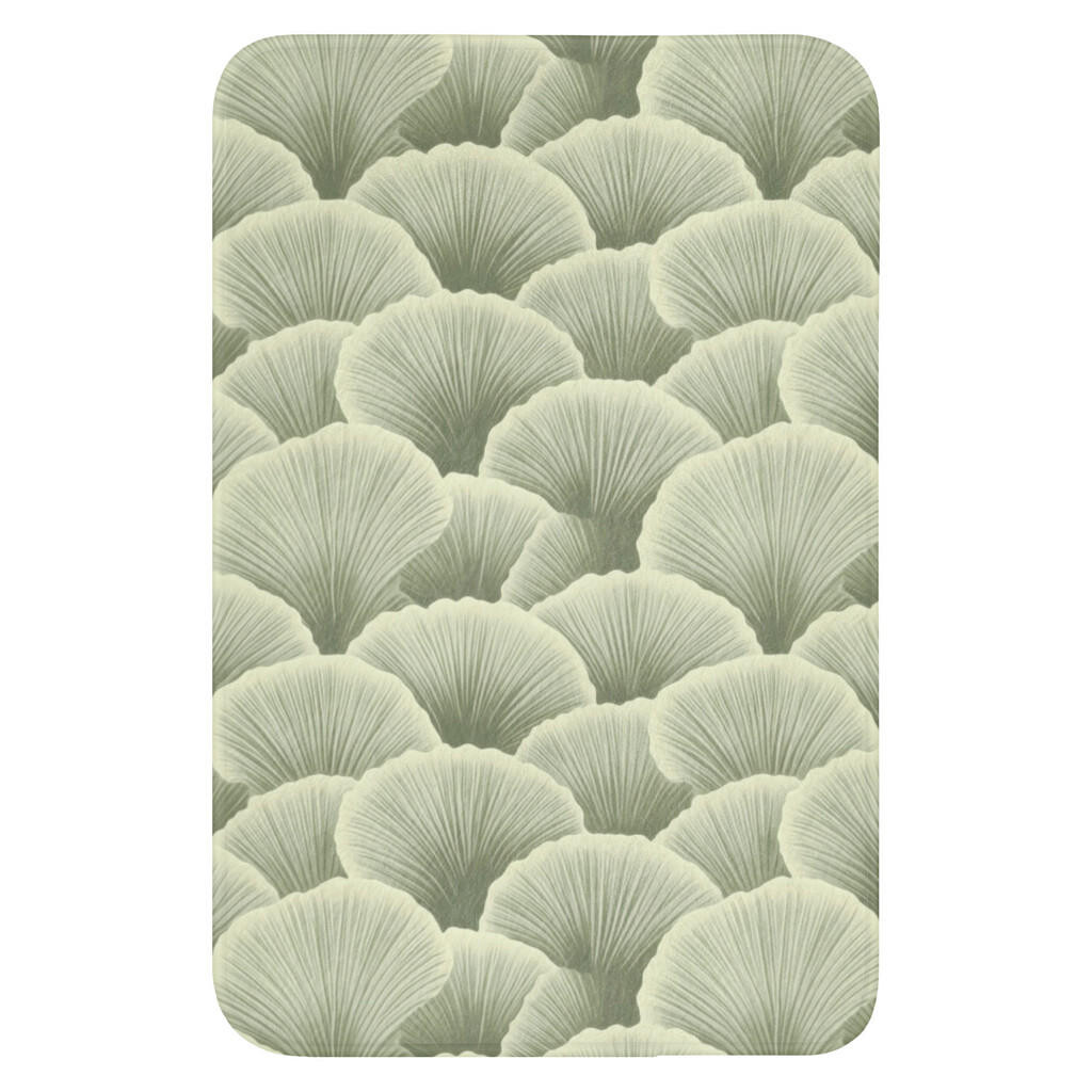 OnlyWow WC PŘEDLOŽKA Vějíř - list - zelený 40x60 cm