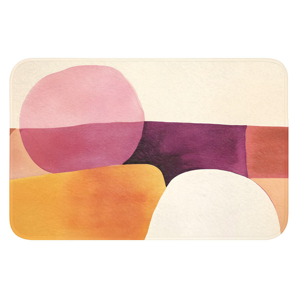 OnlyWow WC PŘEDLOŽKA Tvary - abstraktní - barevné 60x40 cm