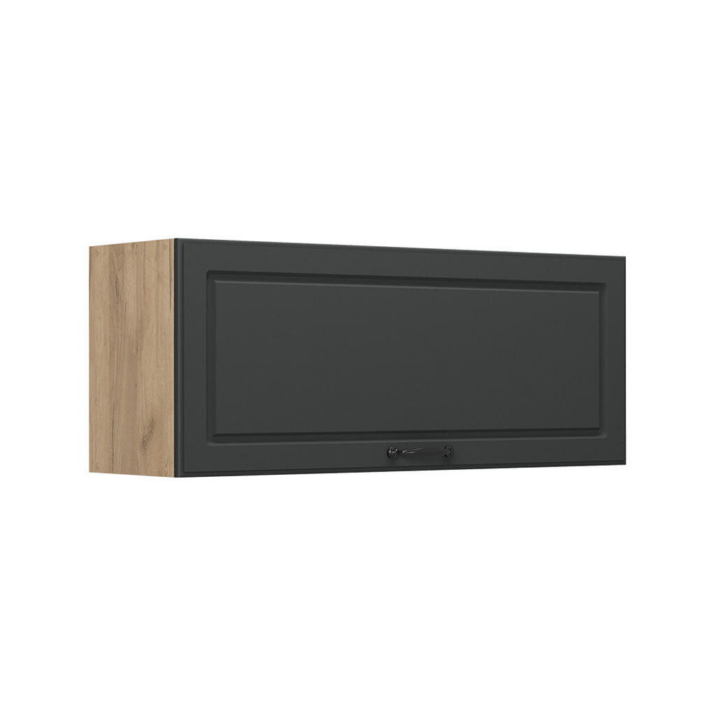 Vicco VĚŠÁK NA STĚNU R-Line, Antracitový venkovský dům/Zlatý mocný dub, 100 cm Plochý