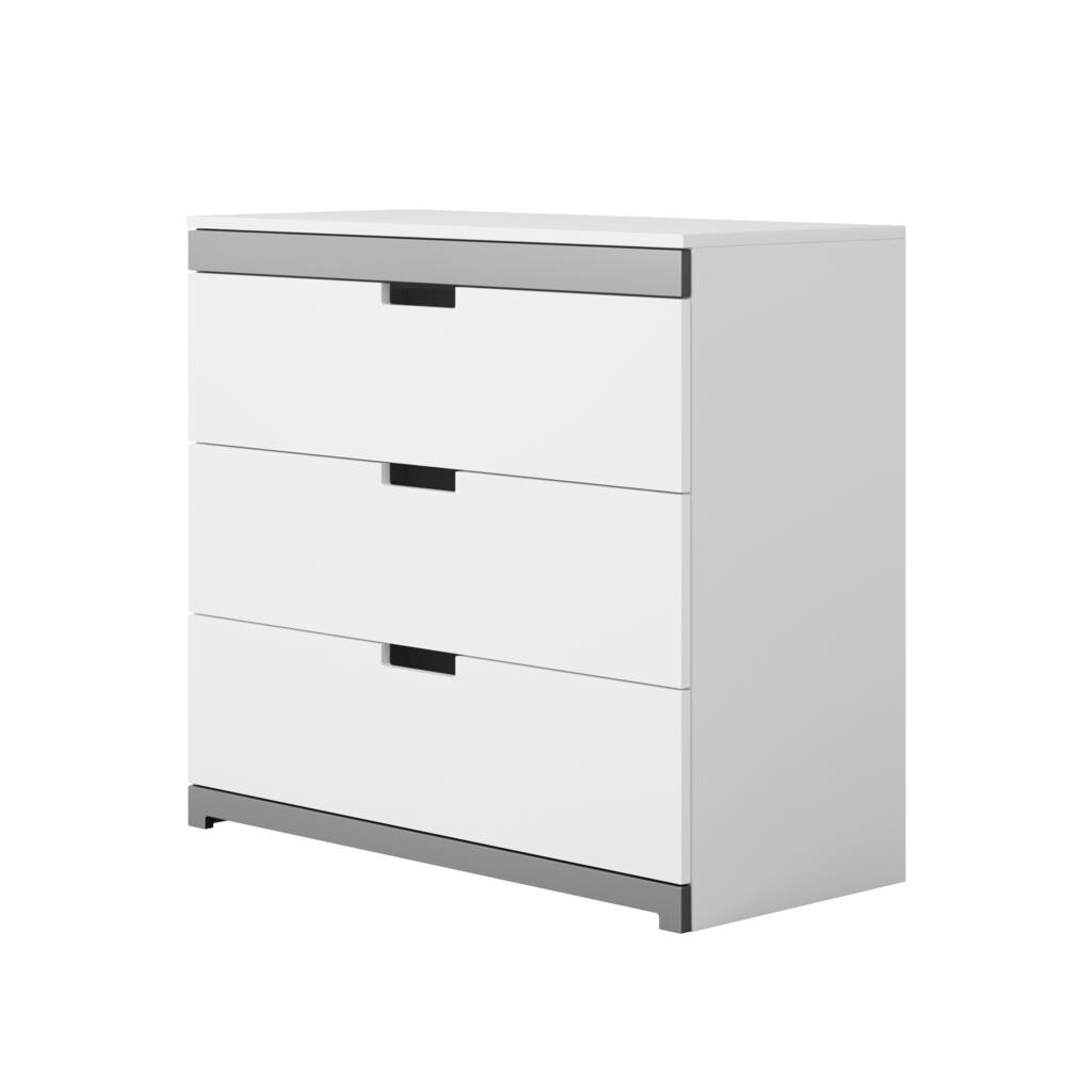 RAUMHIRSCH FURNITURE KOMODA TOMI bílá 100/90/45