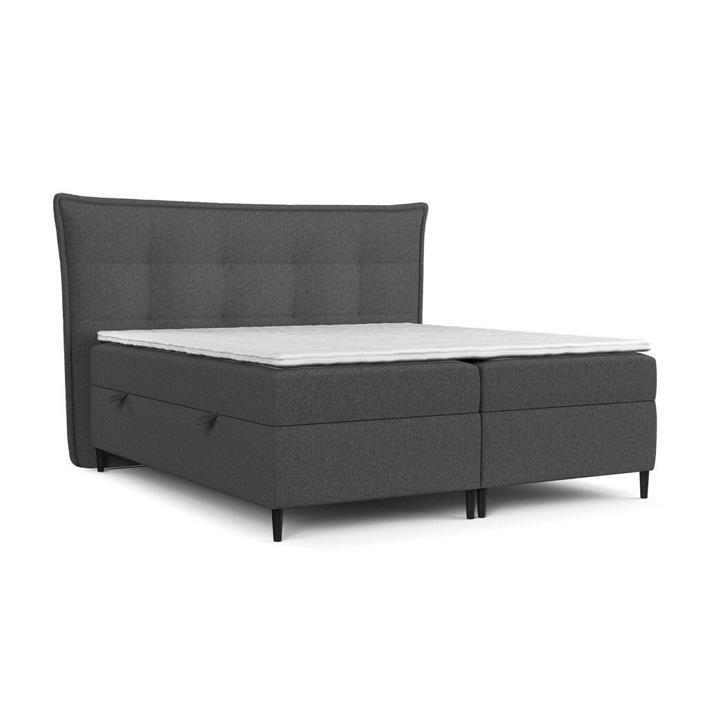AltaBeds POSTEL BOXSPRING LAS PALMAS 160/200 cm Antracitová