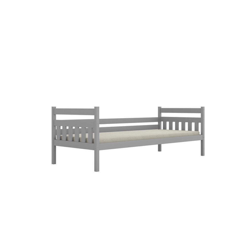 RAUMHIRSCH FURNITURE DĚTSKÁ POSTEL Dawid s matrací 90/200 šedá 90/200