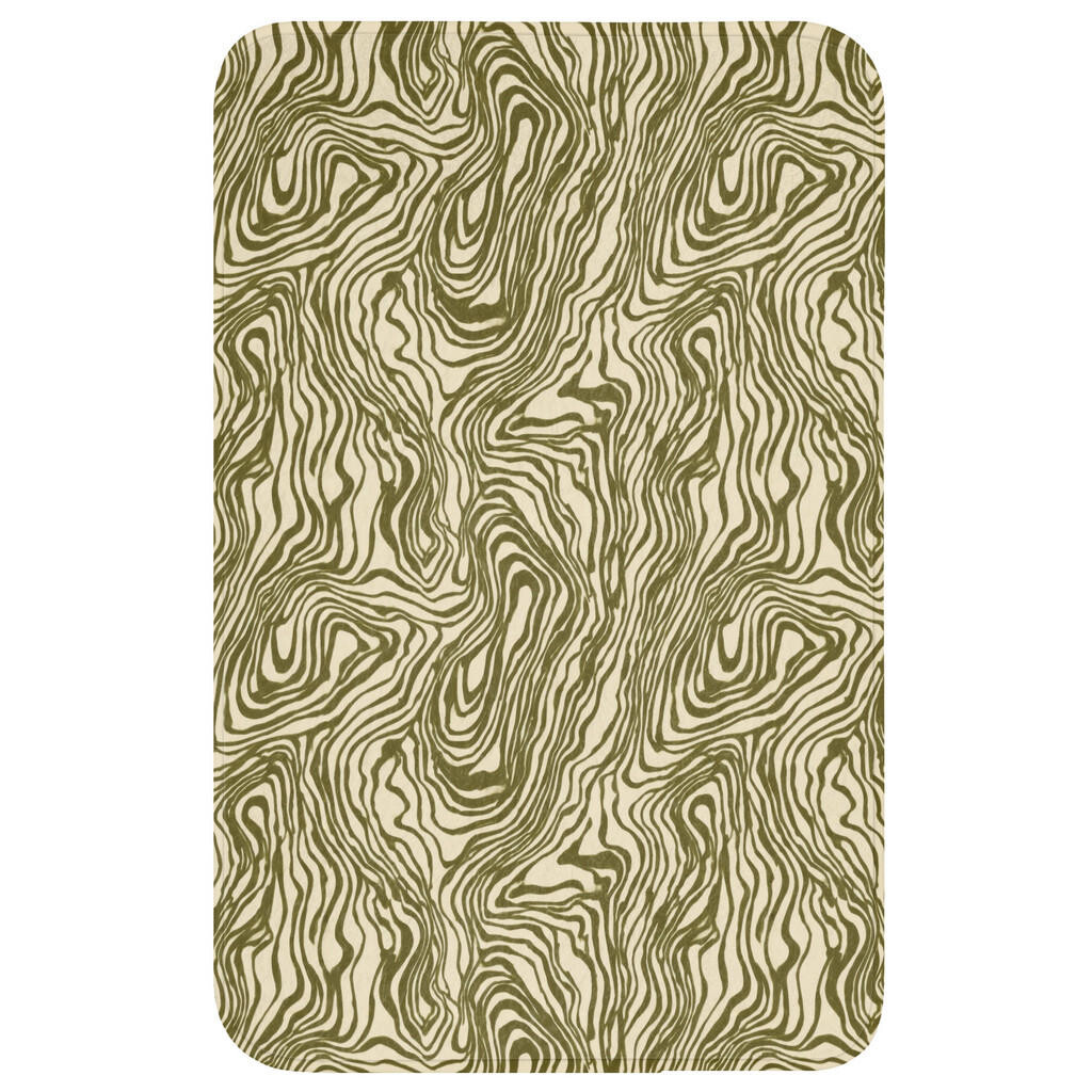 OnlyWow WC PŘEDLOŽKA Abstraktní - Mramor - Zelený 50x80 cm