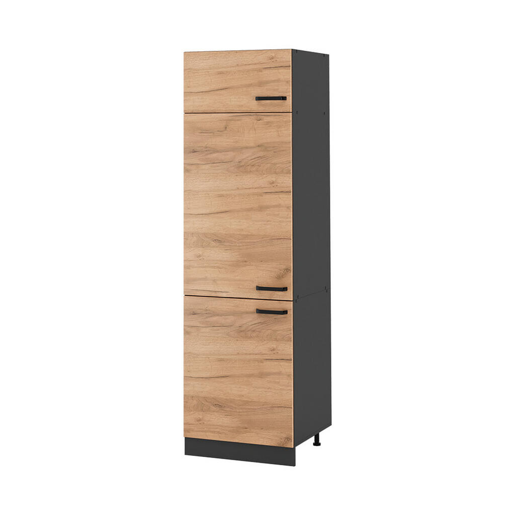 Vicco VYSOKÁ SKŘÍŇ R-Line, Zlatý mocný dub/Antracit, 60 cm