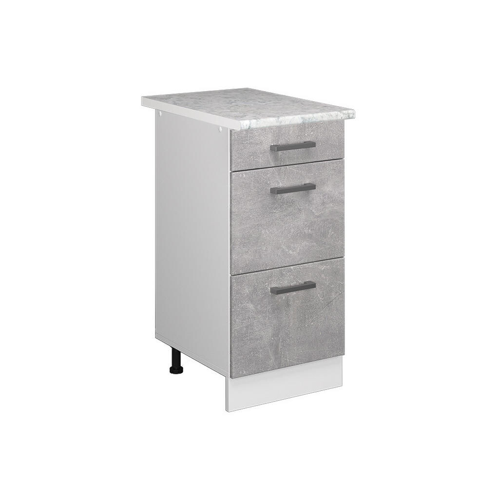 Vicco UNIVERZÁLNÍ ZÁKLADNÍ JEDNOTKA R-Line Beton 40 cm se zásuvkami