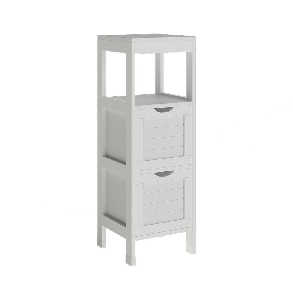 Vicco STŘEDNÍ SKŘÍŇKA Vilda Bílá 30 x 89 cm se 2 zásuvkami