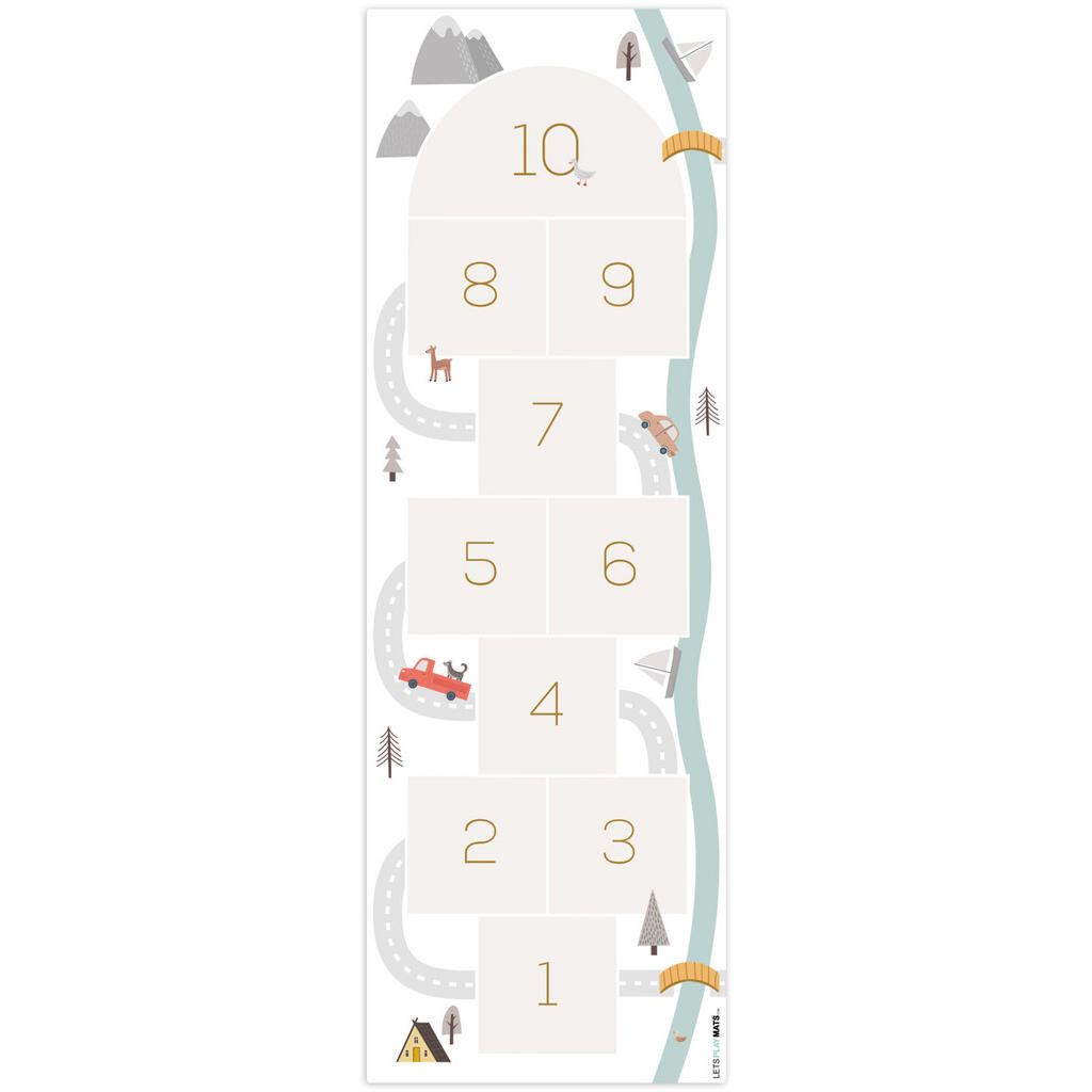 OnlyWow DĚTSKÝ KOBEREC Hinkelpad - Auto - Silnice - Děti - Řeka 90x270 cm