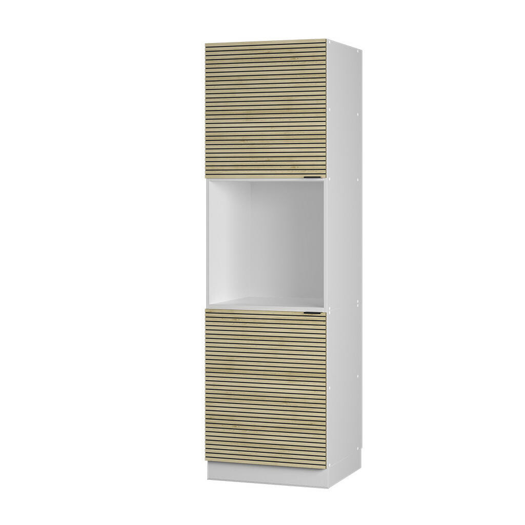 Vicco SKŘÍŇKA NA VESTAVĚNOU TROUBU Fame-Line Dubový panel 60 cm s otevřenou policí