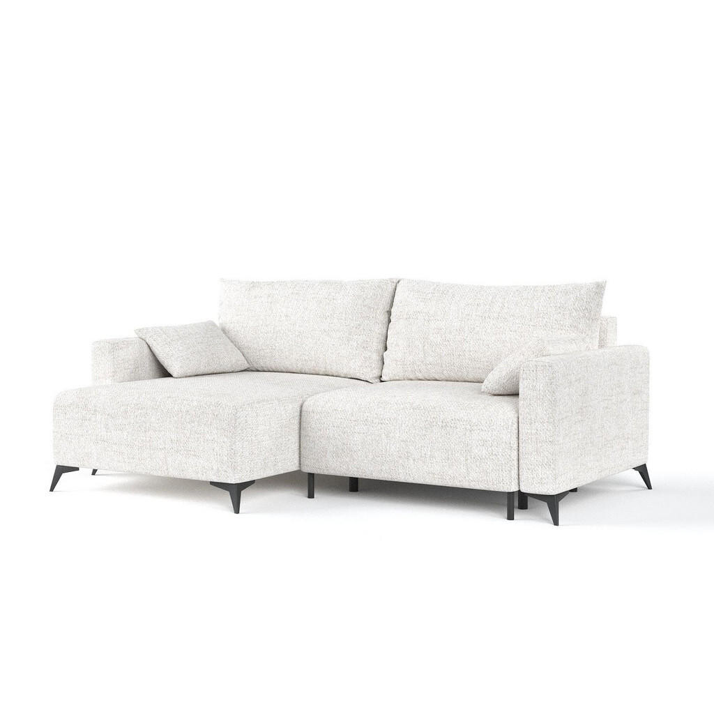 AltaBeds ROHOVÁ SEDAČKA NUVIO, textil, Krémová