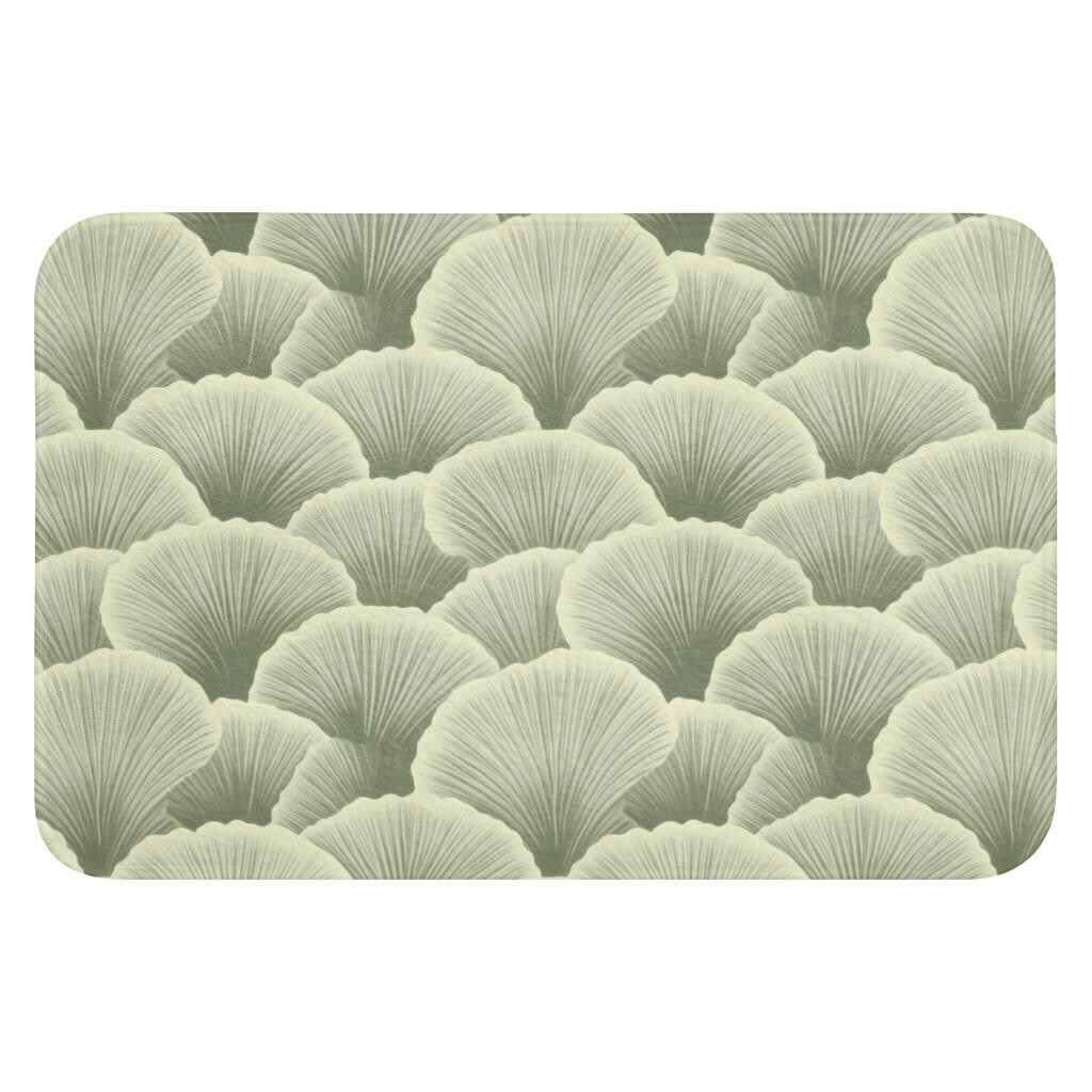 OnlyWow KOUPELNOVÁ PŘEDLOŽKA Vějíř - list - zelený 60x40 cm