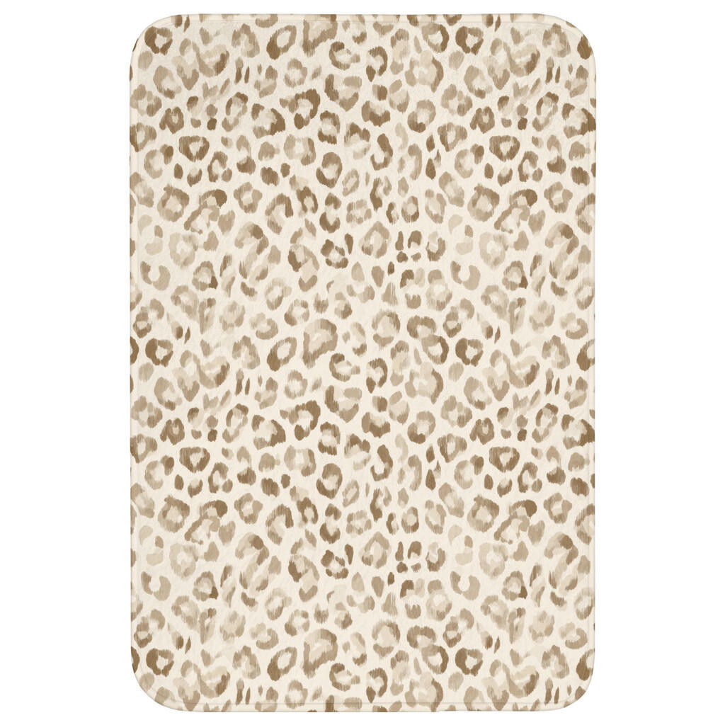 OnlyWow WC PŘEDLOŽKA Leopard - Classic - Béžová 60x90 cm