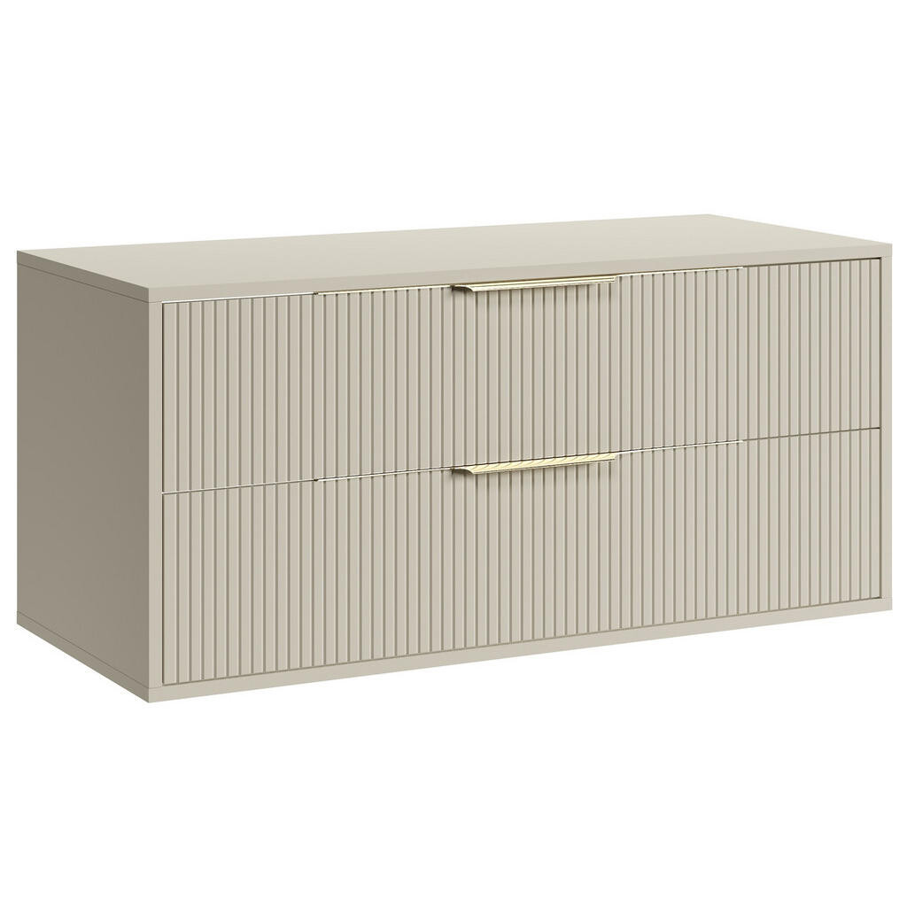 Badplaats SKŘÍŇKA POD UMYVADLO Rimini 2 zásuvky cashmere - 100 x 46 x 54 cm