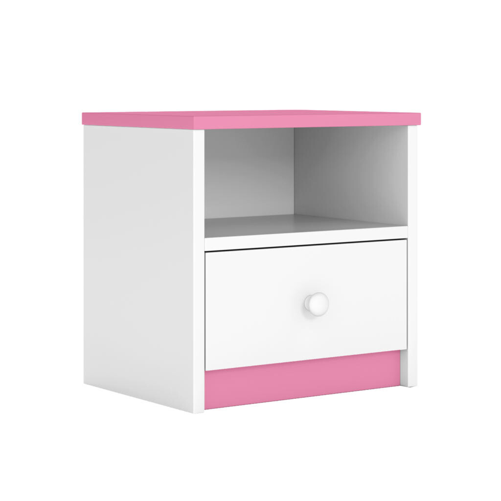 RAUMHIRSCH FURNITURE DĚTSKÝ NOČNÍ STOLEK Babydreams světle růžový 39/40/30