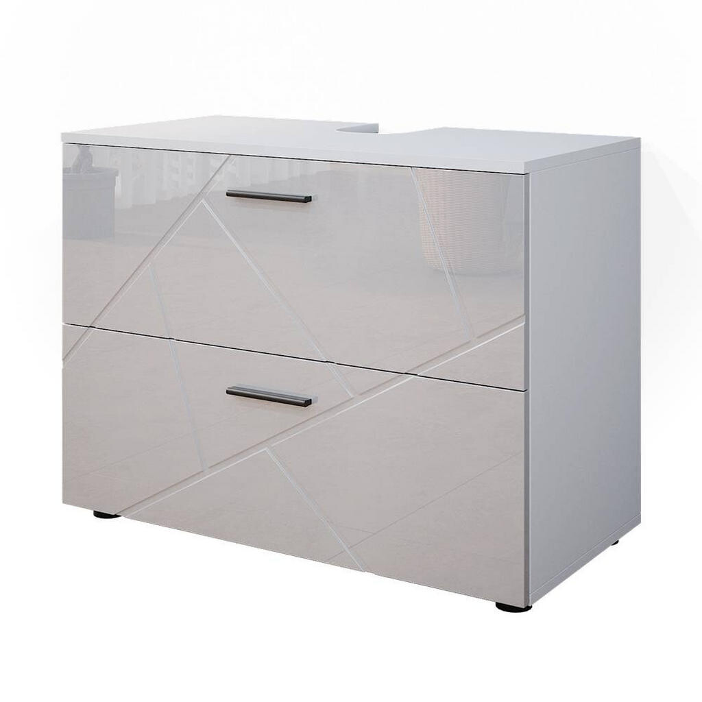 Vicco DOLNÍ SKŘÍŇKA POD DŘEZ Irma Bílá vysoký lesk 80 x 58.6 cm