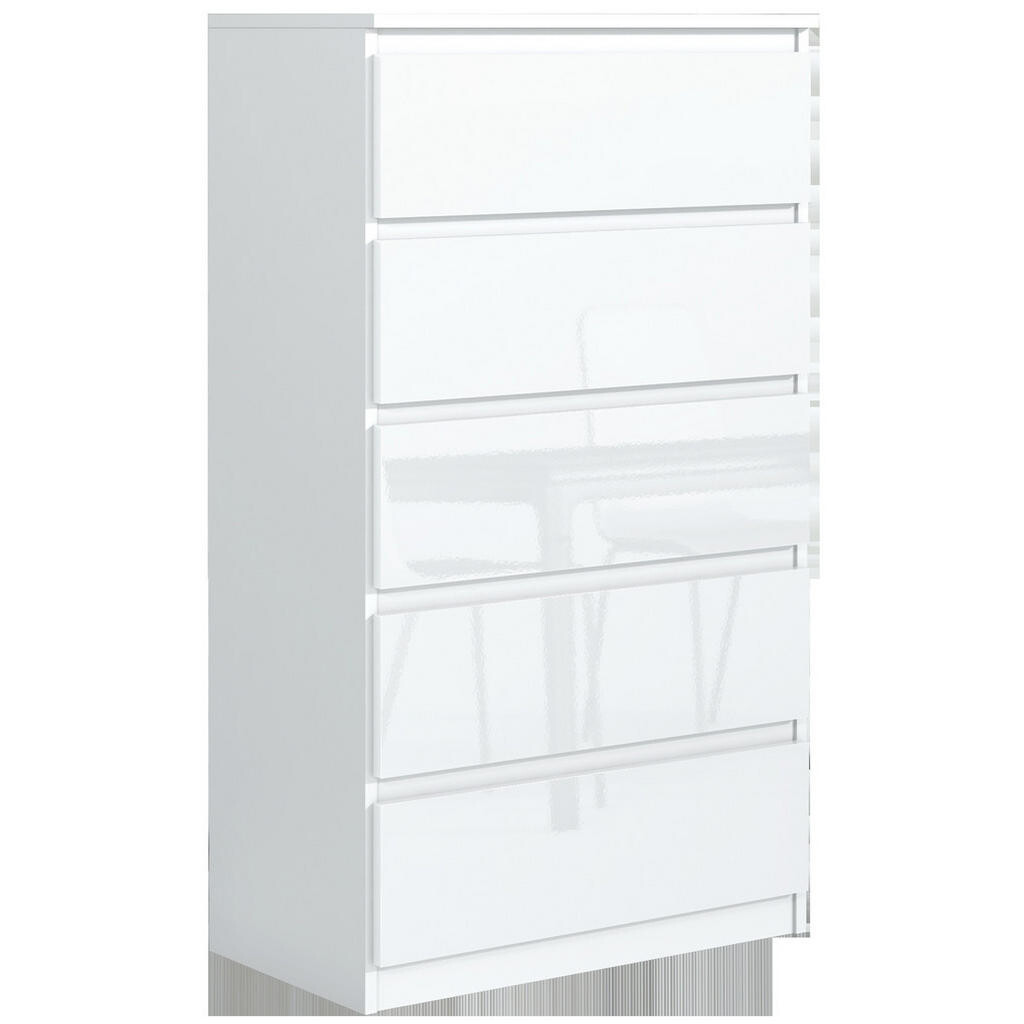 RAUMHIRSCH FURNITURE KOMODA bílá, lesklá 70/125/39