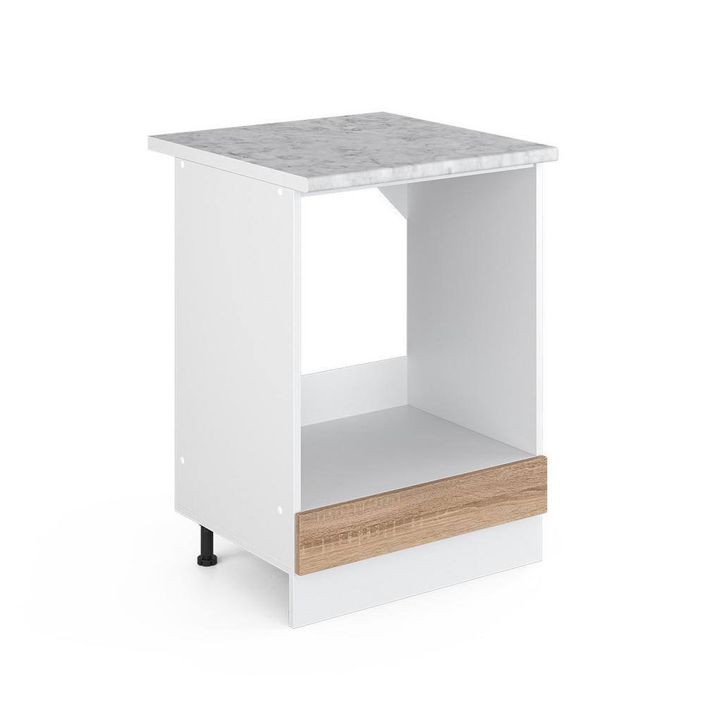 Vicco SKŘÍŇKA NA VESTAVĚNOU TROUBU R-Line Sonoma 60 cm s pracovní deskou