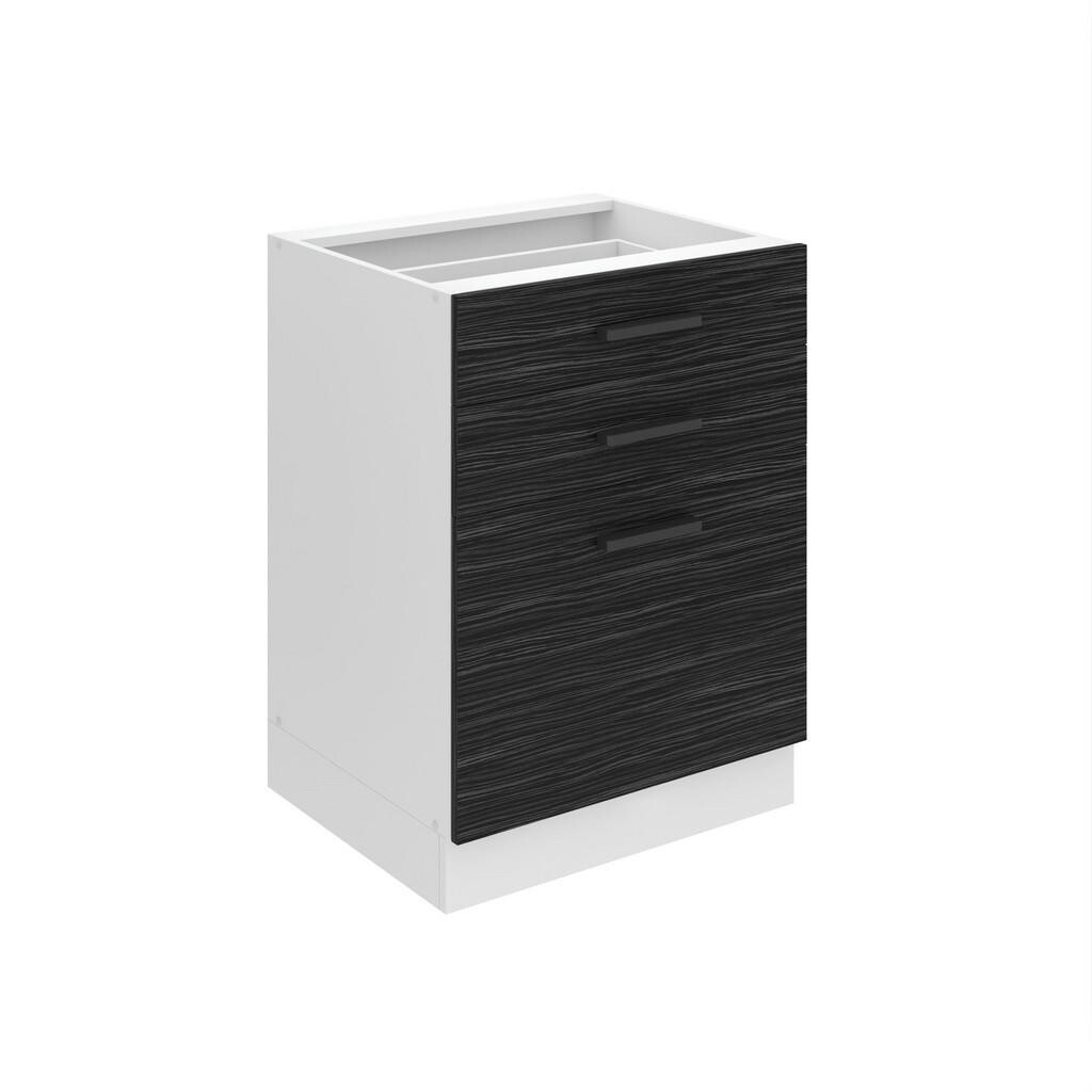 B BELINI GROUP KUCHYŇSKÁ SPODNÍ SKŘÍŇKA 60 cm, SDSZ, bez pracovní desky, se zásuvkami, Královský eben