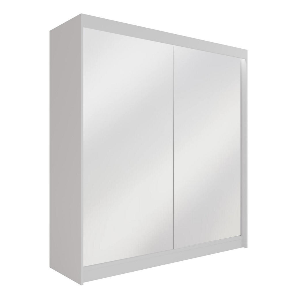 ALTDECOR ŠATNÍ SKŘÍŇ AMOHA s LED – 200 cm – bílá