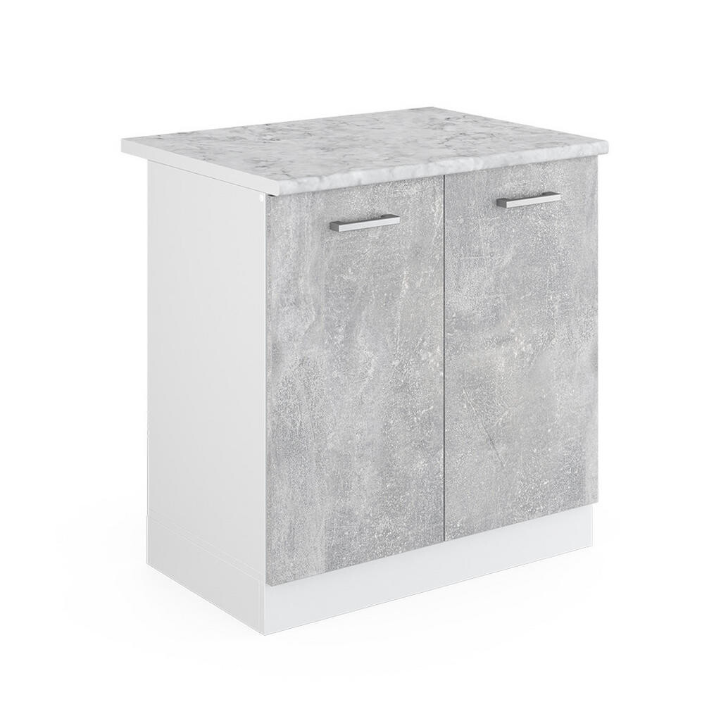 Vicco SKŘÍŇKA POD DŘEZ R-Line Beton 80 cm s pracovní deskou