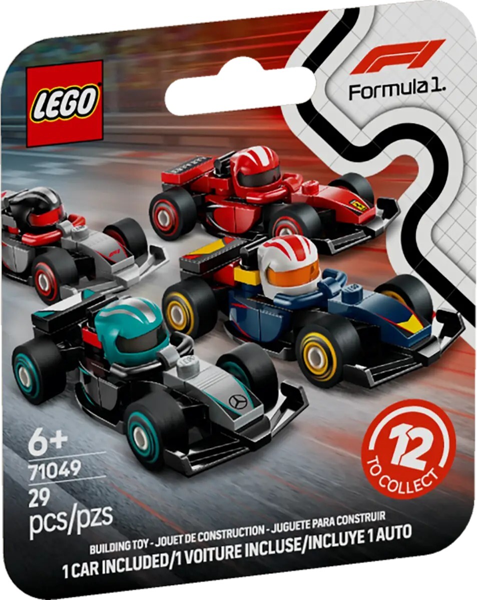 LEGO LEGO® Minifigurky Sběratelské závodní auto F1® 71049 – kompletní sada 12 figurek