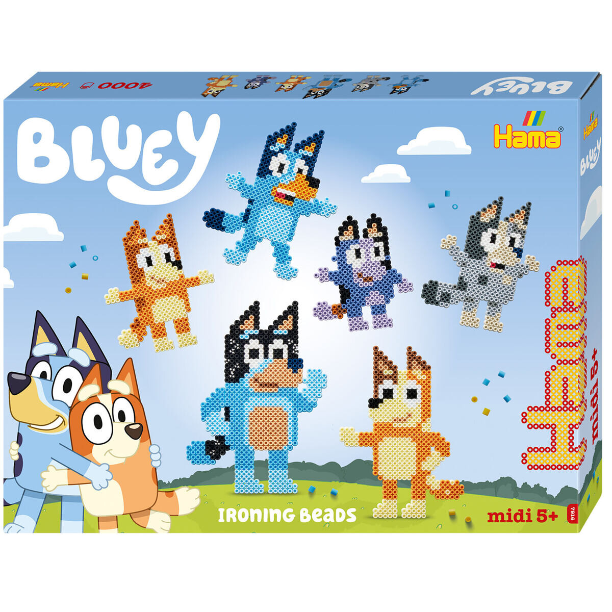 Hama Dárková sada Bluey 3D MIDI