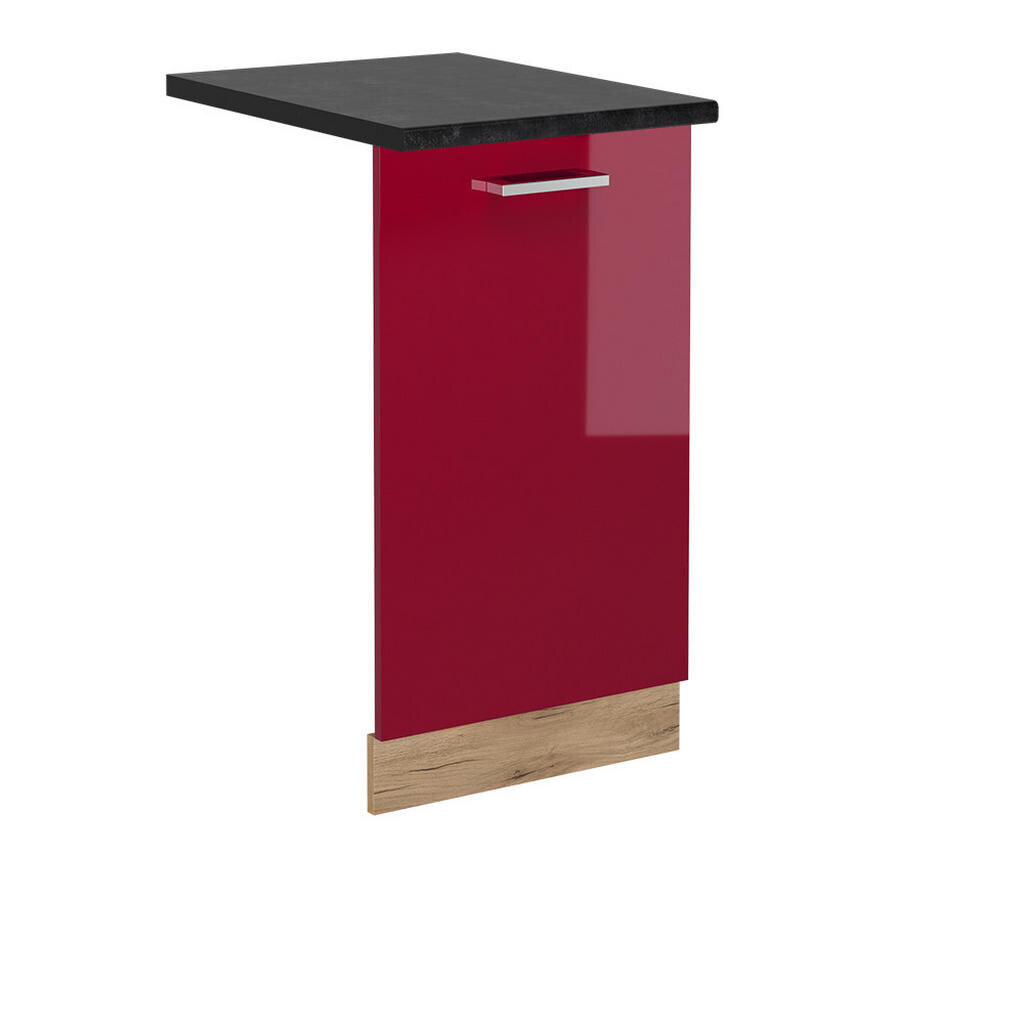 Vicco ČELNÍ PANEL MYČKY R-Line Červená vysoký lesk 45 cm , PD Antracit