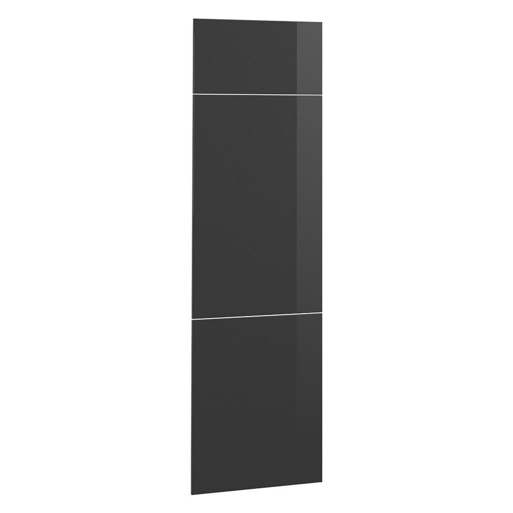 Vicco KUCHYŇSKÁ DVÍŘKA R-Line Antracitový vysoký lesk 59.6 x 196 cm nábytková čela pro skříň k vestavné lednici