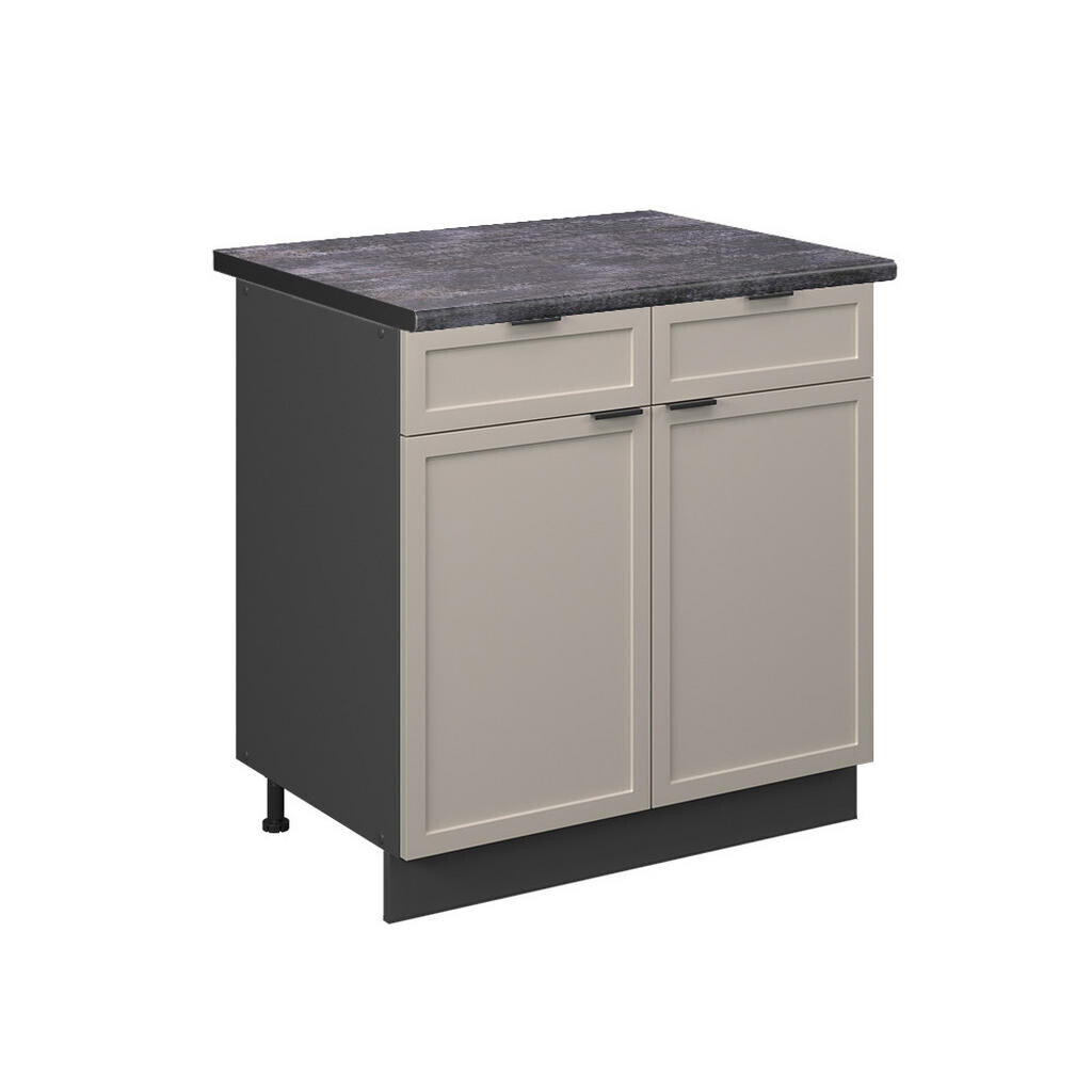 Vicco SPODNÍ SKŘÍŇKA KUCHYŇSKÉ LINKY Fame-Line GreyBeige 80 cm , PD Antracit