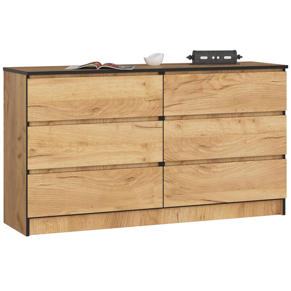 RAUMHIRSCH FURNITURE KOMODA dub Craft 77/138/40