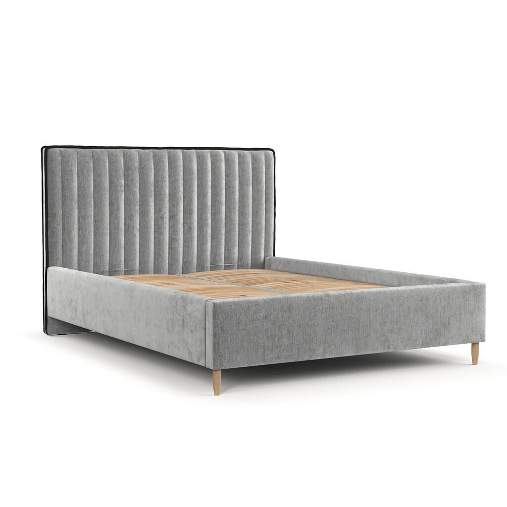 AltaBeds ČALOUNĚNÁ POSTEL ARIA 180/200 Světle šedá