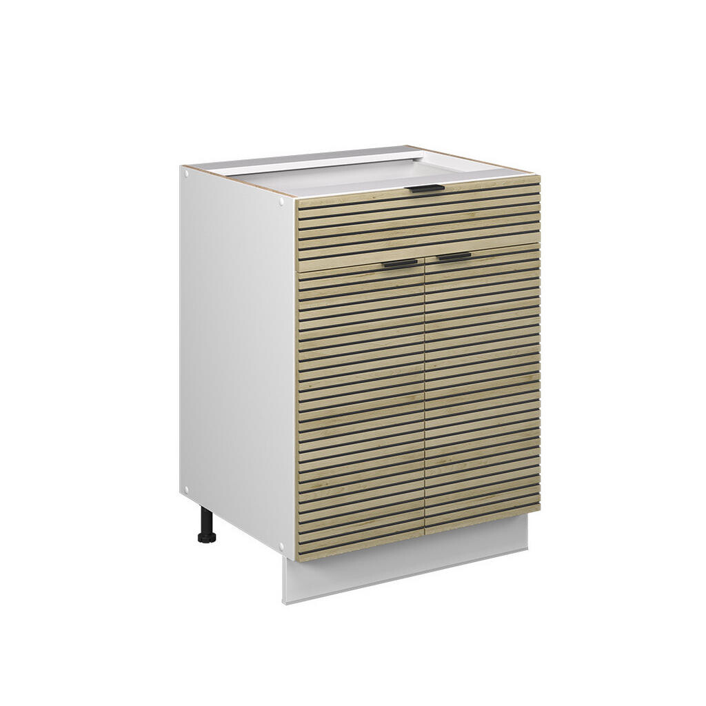 Vicco SPODNÍ SKŘÍŇKA PRO DŘEZ/VARNOU DESKU Fame-Line Dubový panel 60 cm se zásuvkou, bez pracovní desky