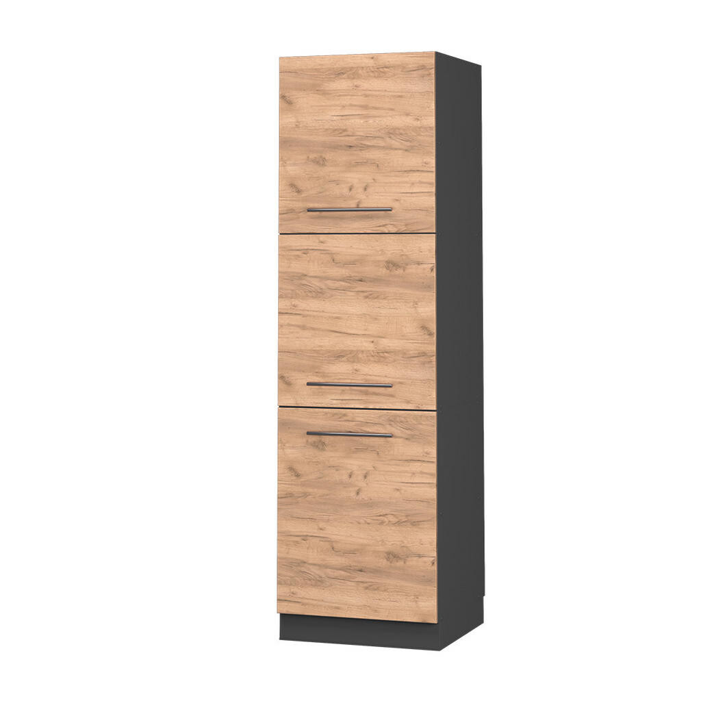Vicco VYSOKÁ SKŘÍŇ Fame-Line, Zlatý mocný dub/Antracit, 60 cm