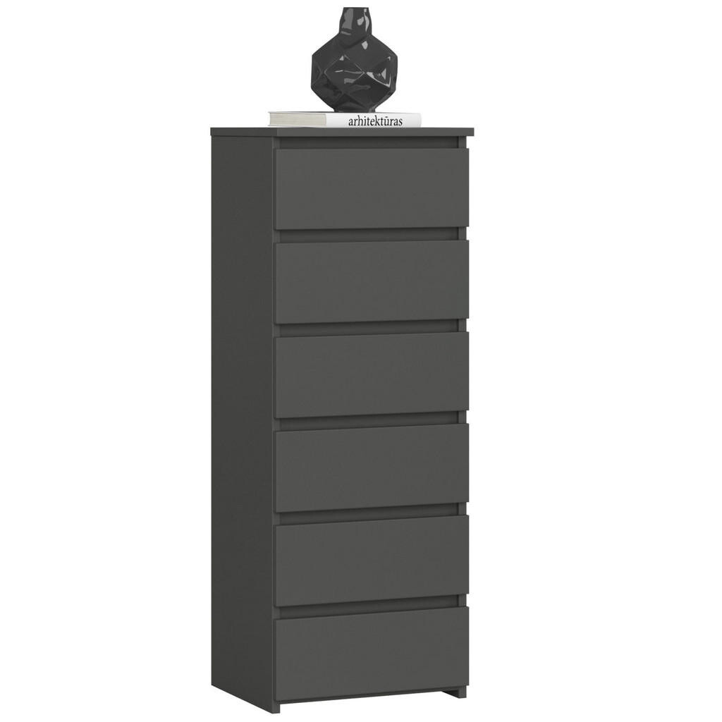 RAUMHIRSCH FURNITURE KOMODA grafitově šedá 109/40/35