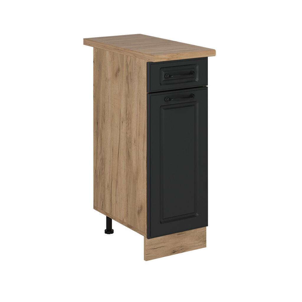 Vicco SPODNÍ SKŘÍŇKA KUCHYŇSKÉ LINKY R-Line Antracitový venkovský dům 30 cm , PD Dub