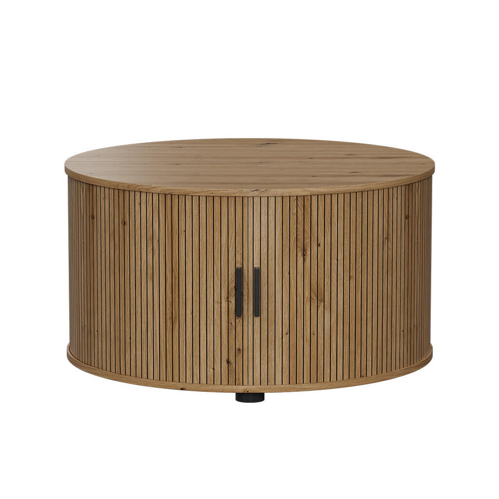 Vicco KONFERENČNÍ STŮL Selva Dub 80 x 80 cm s posuvnými dveřmi