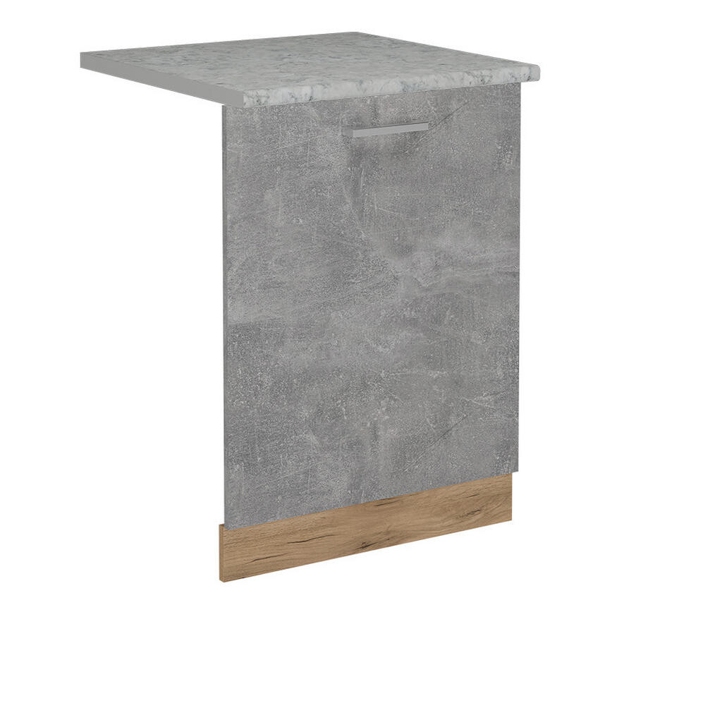 Vicco ČELNÍ PANEL MYČKY R-Line Beton 60 cm s pracovní deskou