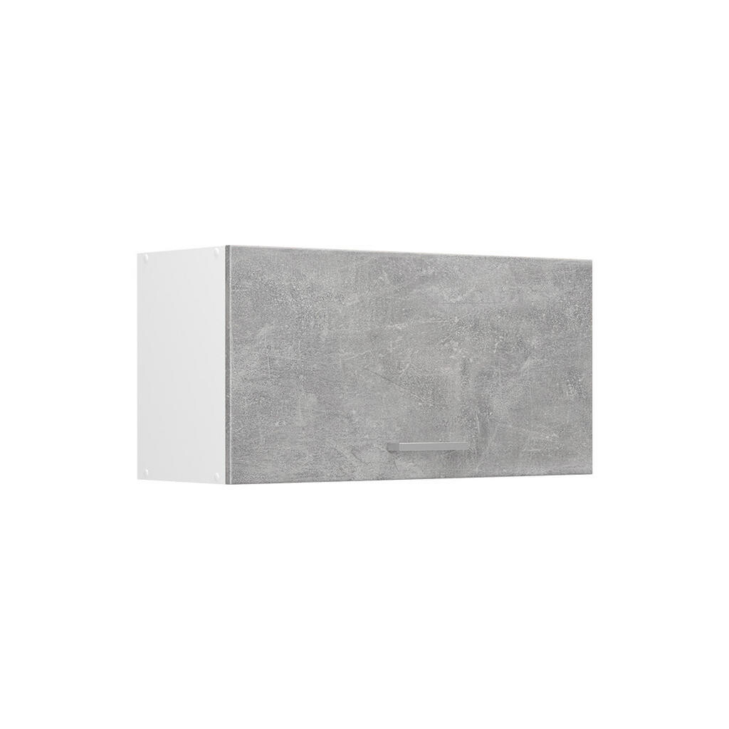 Vicco VĚŠÁK NA STĚNU R-Line, Beton/Bílá, 80 cm Plochý