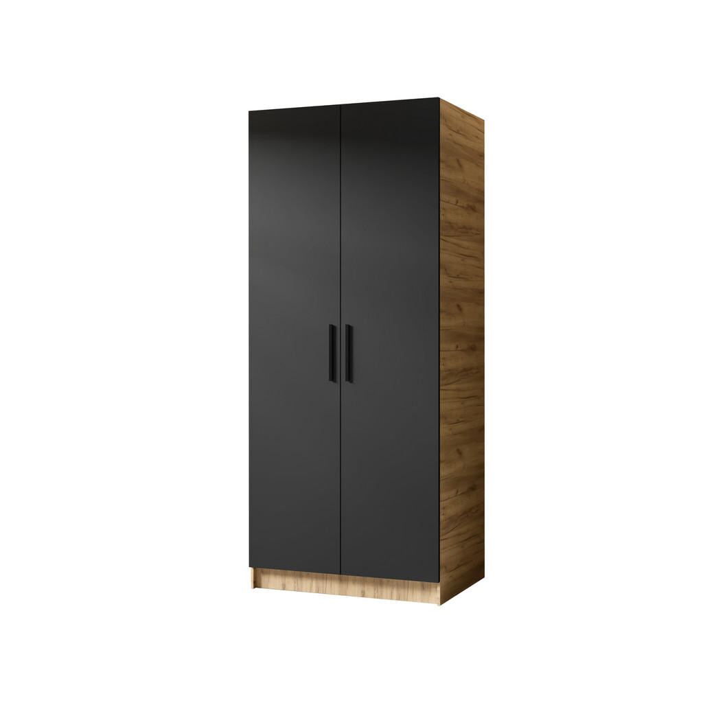 Kier Furniture ŠATNÍ SKŘÍŇ GOLD Dub Craft & Černá
