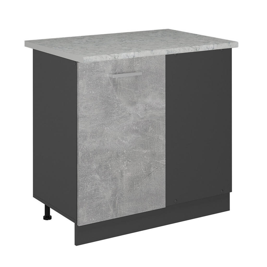 Vicco ROHOVÁ SKŘÍŇKA R-Line Beton 86 cm PD Mramor