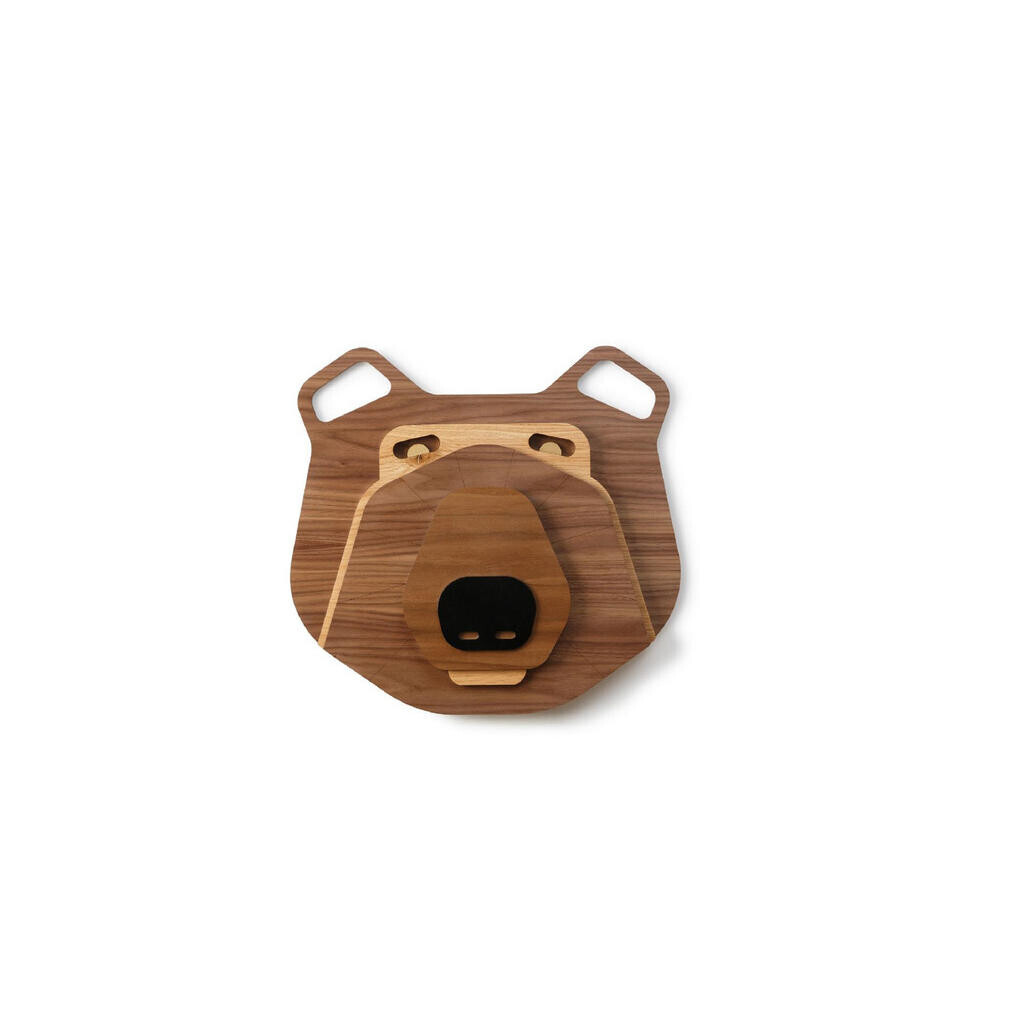KUNSTLOFT NÁSTĚNNÁ MASKA ČERNÁ/BÉŽOVÁ, 25/24 CM