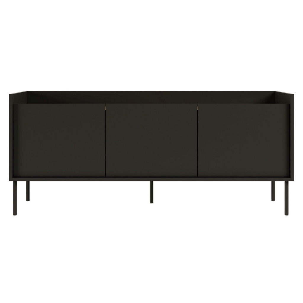 Selsey TV stolek Tovi Černý / Dekor ořech 140/58/36 cm