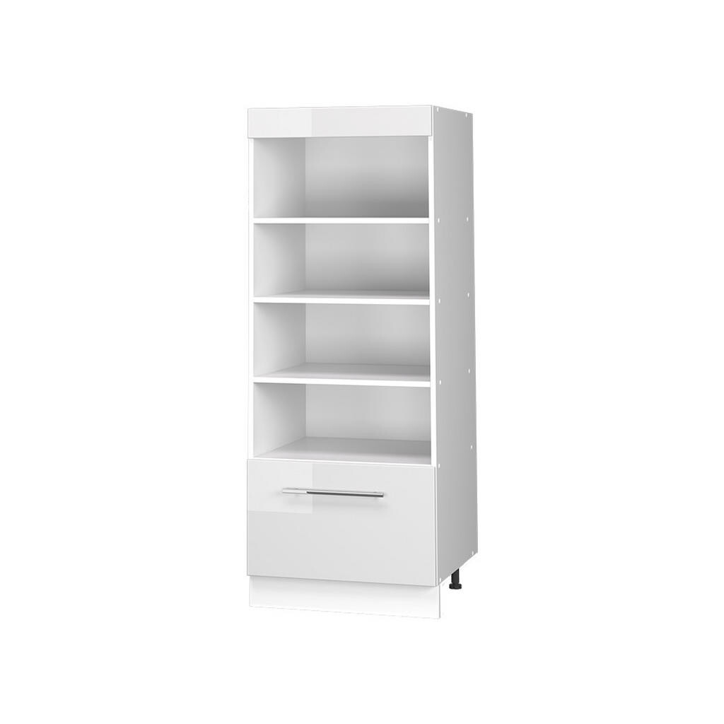 Vicco KUCHYŇSKÝ REGÁL Fame-Line, Bílá vysoký lesk/Bílá, 60 cm