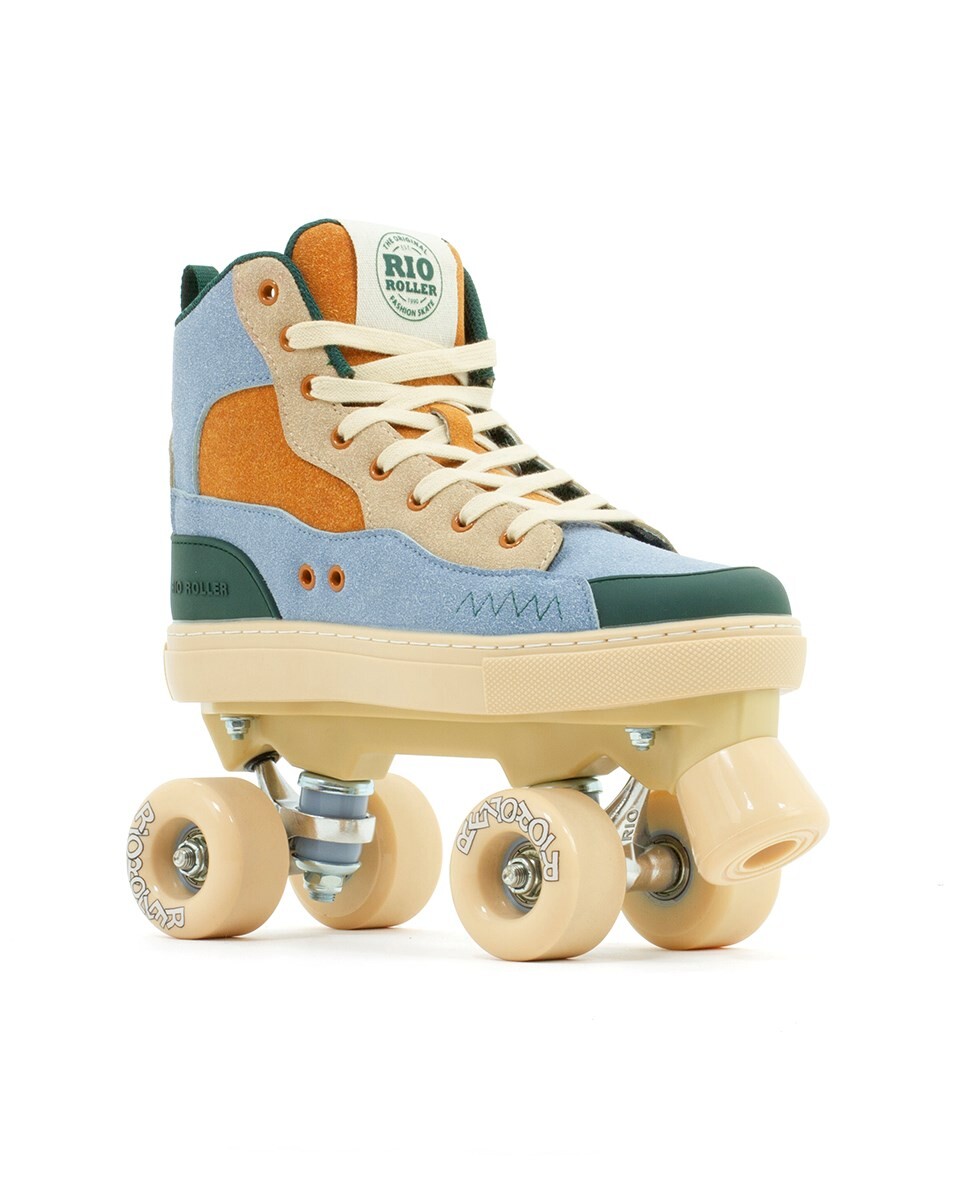 Rio - Roller Beats Blue/Tan - trekové brusle Velikost (brusle): 35.5